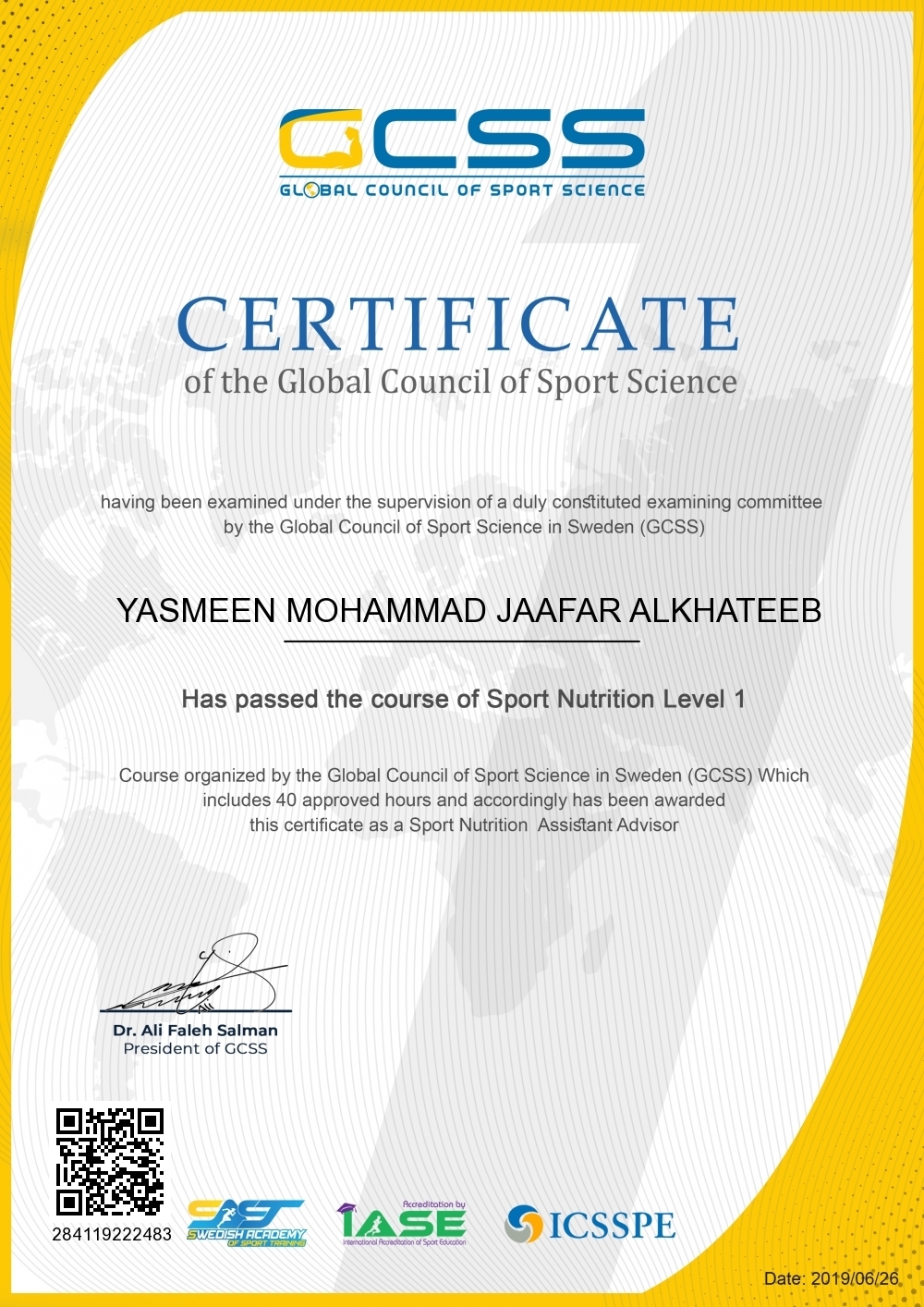 YASMEEN MOHAMMAD JAAFAR ALKHATEEB